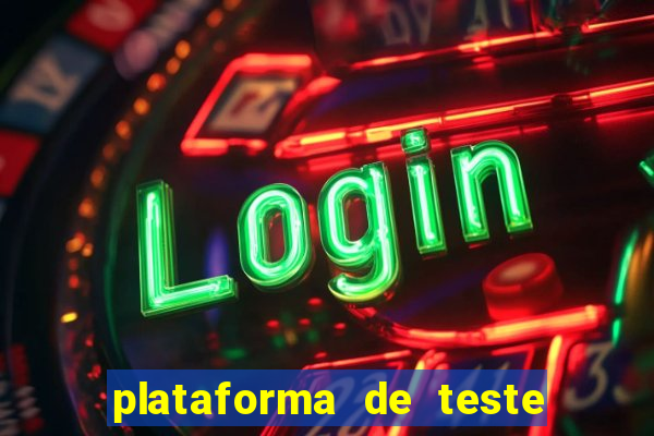 plataforma de teste pg demo